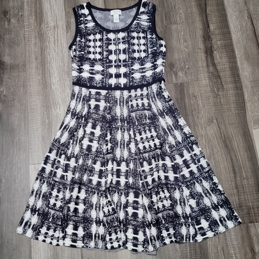 Carmen Marc Valvo A-Line Dress